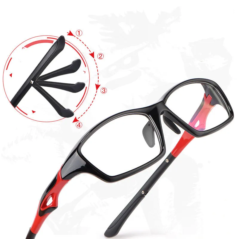 Hotony Unisex Full Rim Rectangular TR 90 Resin Sport Frame Eyeglasses 5139/40