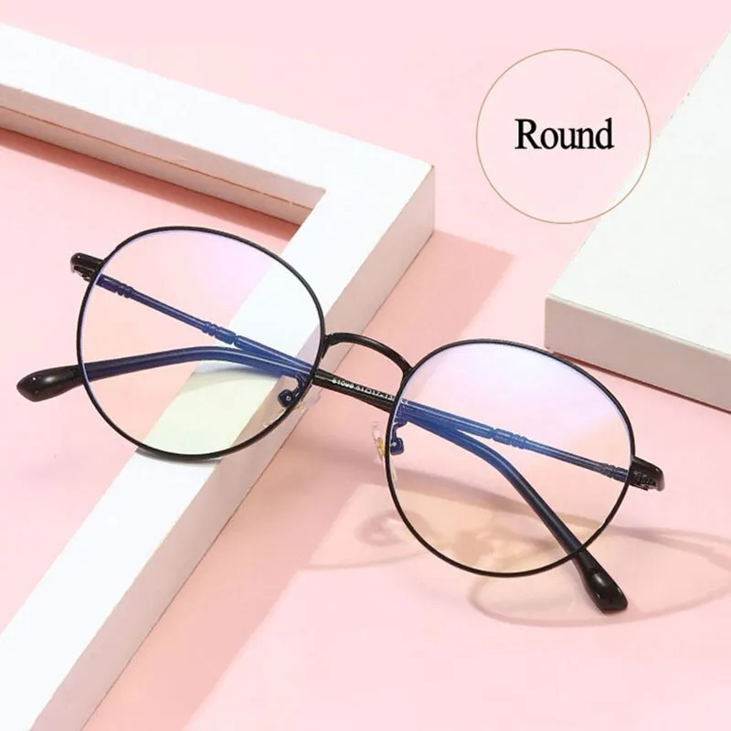 Hotony Unisex Full Rim Round Alloy Eyeglasses 61099