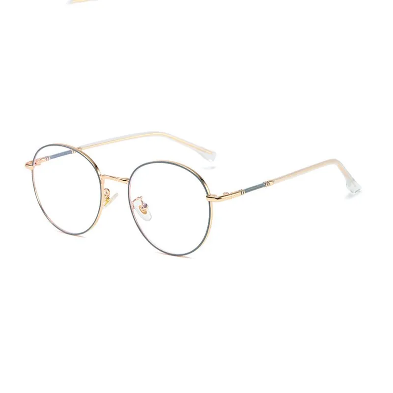 Hotony Unisex Full Rim Round Alloy Eyeglasses 61099