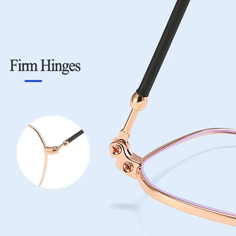 Hotony Unisex Full Rim Square Alloy Eyeglasses  Zy1917