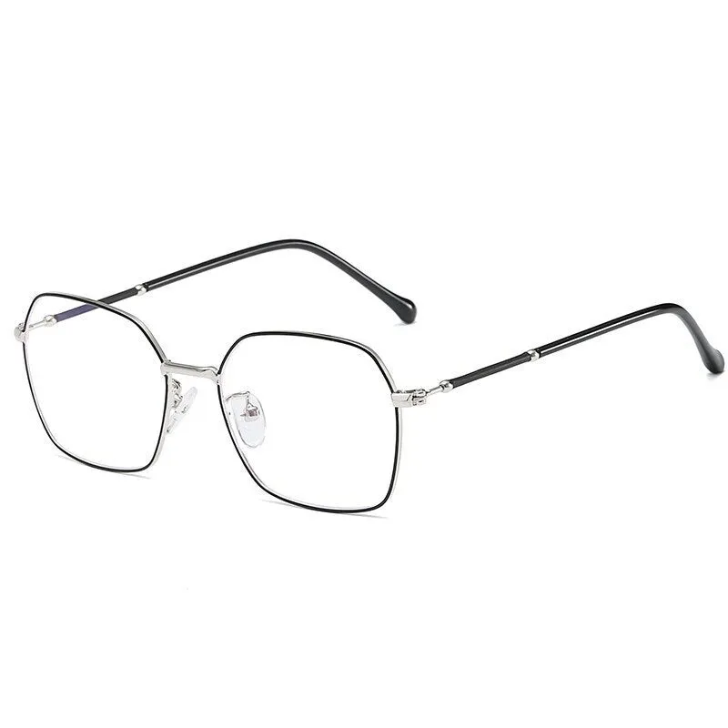 Hotony Unisex Full Rim Square Alloy Eyeglasses  Zy1917