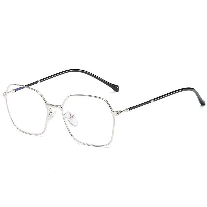 Hotony Unisex Full Rim Square Alloy Eyeglasses  Zy1917