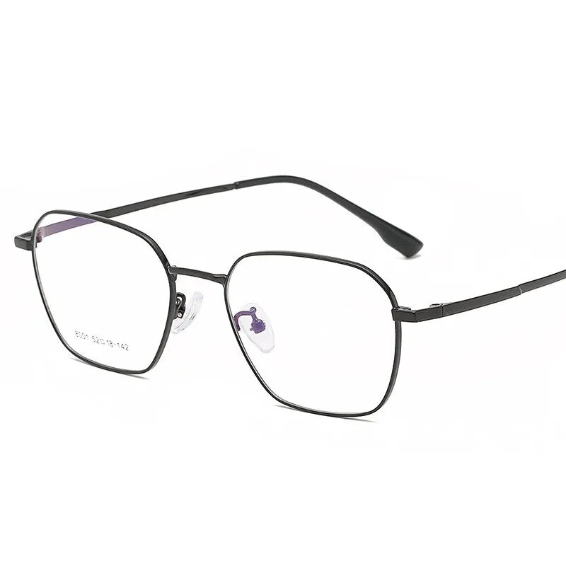 Hotony Unisex Full Rim Square Alloy Frame Eyeglasses 8001