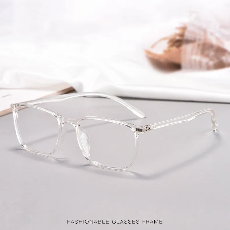 Hotony Unisex Full Rim Square TR 90 Resin Frame Eyeglasses 6633