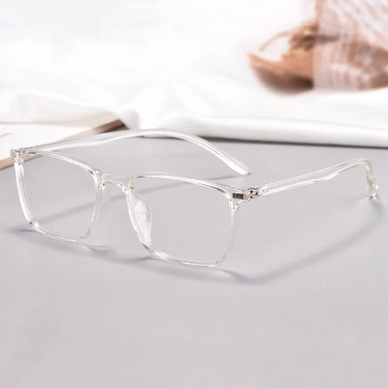 Hotony Unisex Full Rim Square TR 90 Resin Frame Eyeglasses 6633