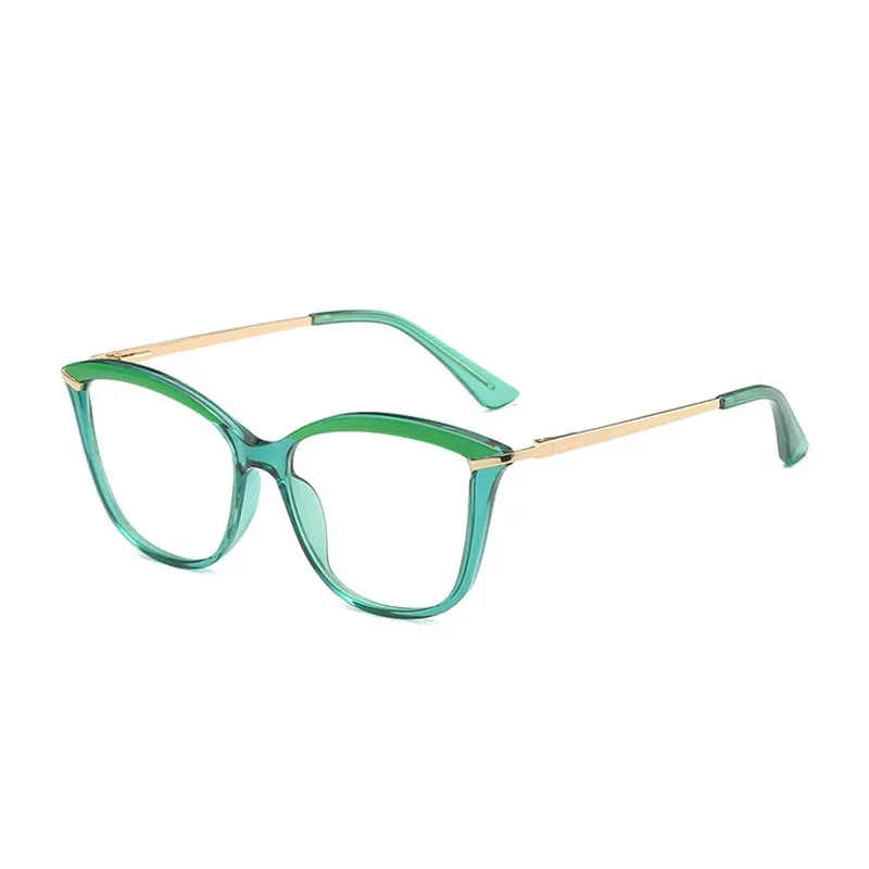 Hotony Women's Full Rim Cat Eye TR 90 Frame Eyeglasses 2036