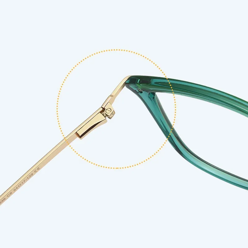 Hotony Women's Full Rim Cat Eye TR 90 Frame Eyeglasses 2036