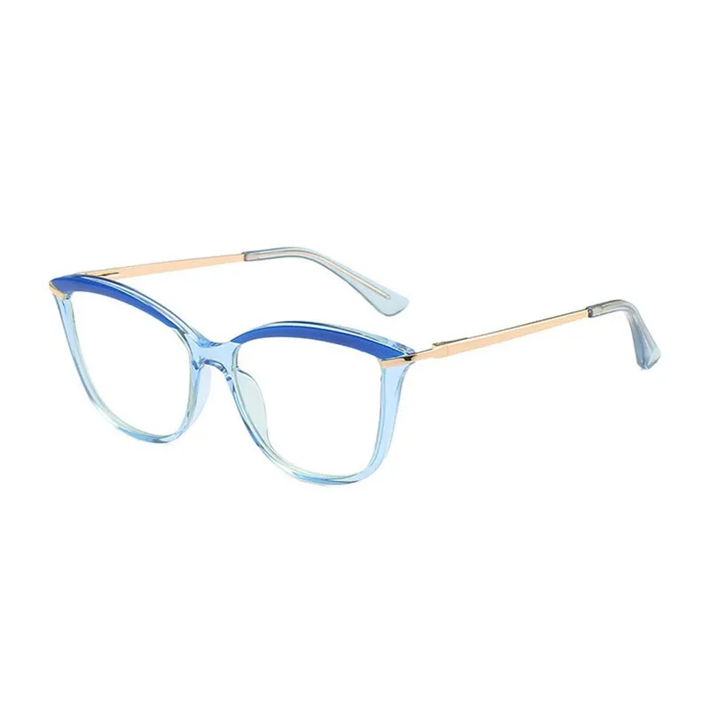 Hotony Women's Full Rim Cat Eye TR 90 Frame Eyeglasses 2036