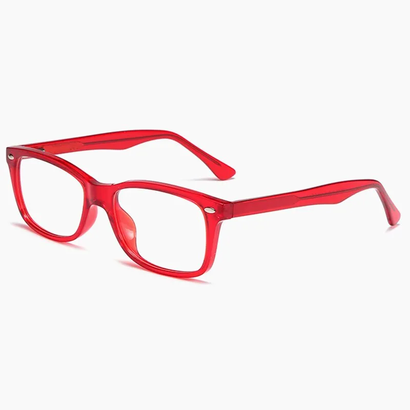 Hotony Women's Full Rim Square Acetate Frame Eyeglasses 2008
