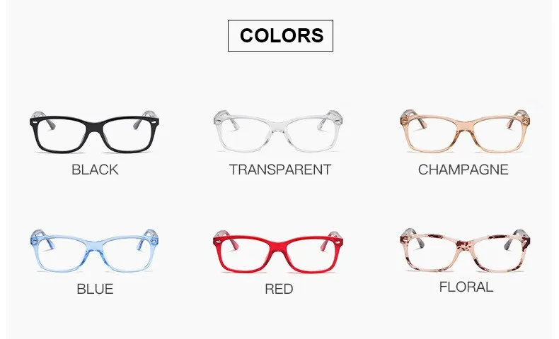 Hotony Women's Full Rim Square Acetate Frame Eyeglasses 2008