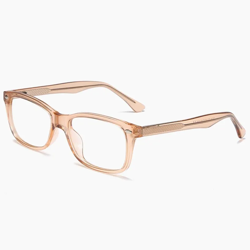 Hotony Women's Full Rim Square Acetate Frame Eyeglasses 2008