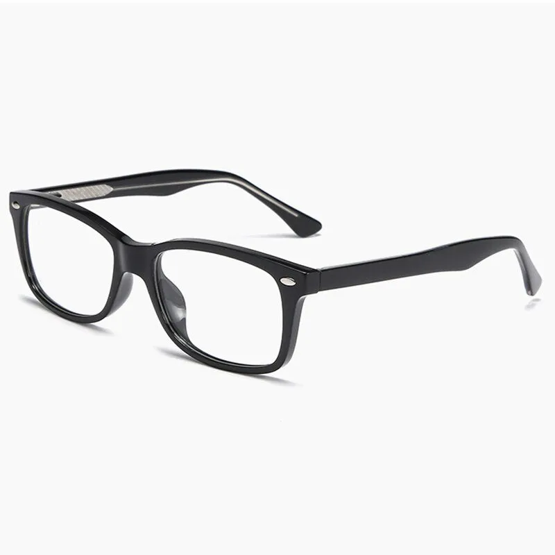 Hotony Women's Full Rim Square Acetate Frame Eyeglasses 2008