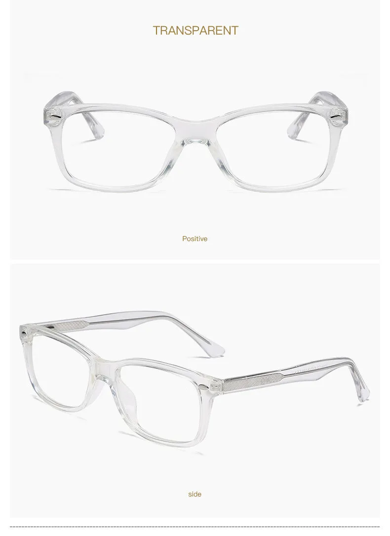 Hotony Women's Full Rim Square Acetate Frame Eyeglasses 2008