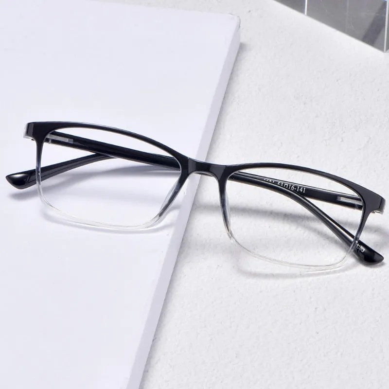 Hotony Women's Full Rim Square Acetate Frame Eyeglasses 6631