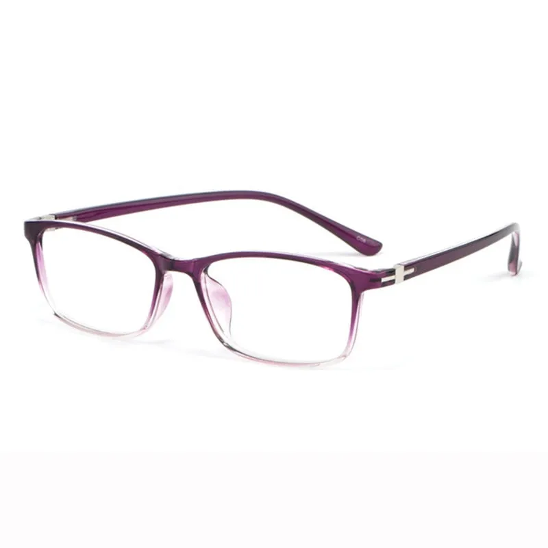 Hotony Women's Full Rim Square Acetate Frame Eyeglasses 6631