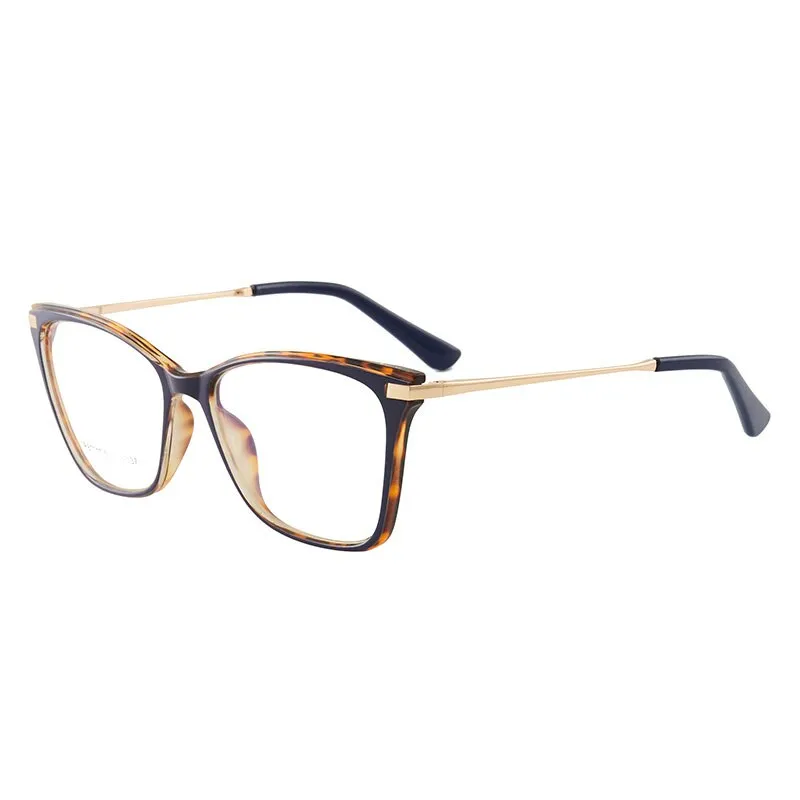 Hotony Women's Full Rim TR 90 Resin Cat Eye Frame Eyeglasses 7017