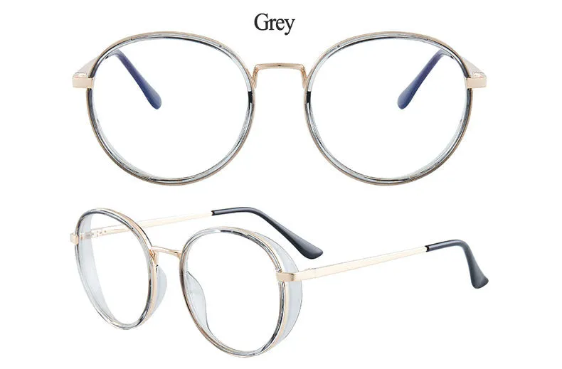 Hotony Women's Full Rim TR 90 Resin Round Frame Eyeglasses 7028