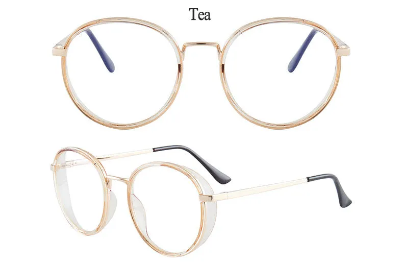 Hotony Women's Full Rim TR 90 Resin Round Frame Eyeglasses 7028
