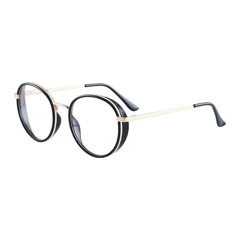Hotony Women's Full Rim TR 90 Resin Round Frame Eyeglasses 7028