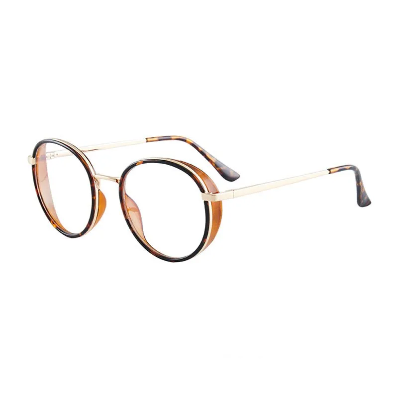 Hotony Women's Full Rim TR 90 Resin Round Frame Eyeglasses 7028