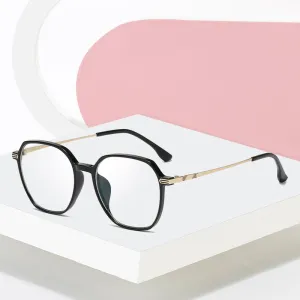 Hotony Women's Full Rim TR 90 Resin Square Frame Eyeglasses Lk301