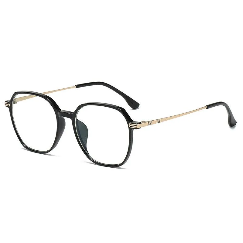 Hotony Women's Full Rim TR 90 Resin Square Frame Eyeglasses Lk301