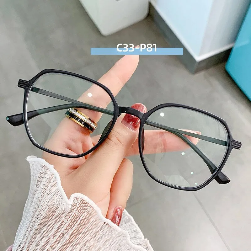 Hotony Women's Full Rim TR 90 Resin Square Frame Eyeglasses Lk301
