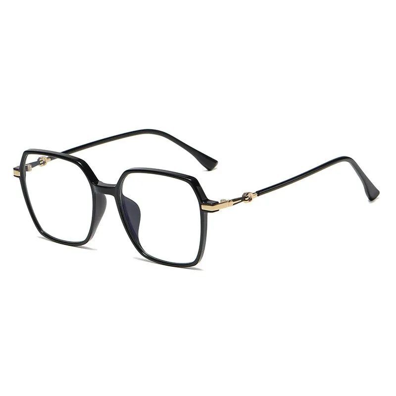 Hotony Women's Full Rim TR 90 Resin Square Frame Eyeglasses Lk303