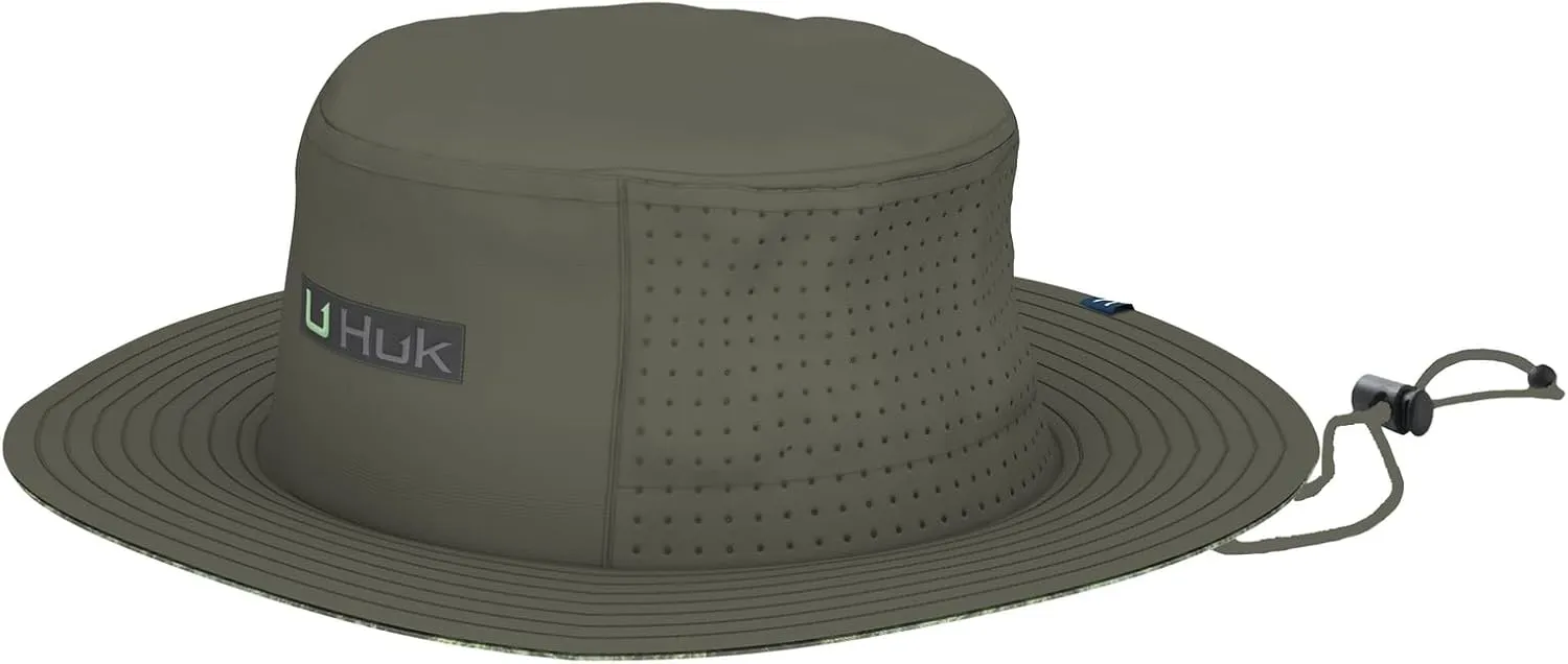 HUK Performance Bucket, Anti-Glare Fishing Hat for Men