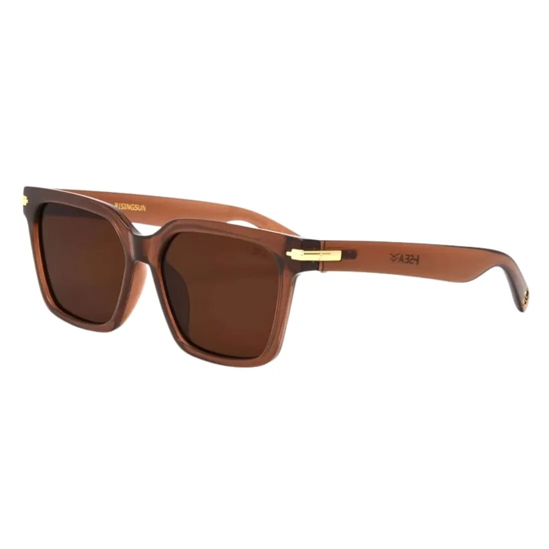 I-Sea Rising Sun Polarized Sunglasses - Maple/Brown