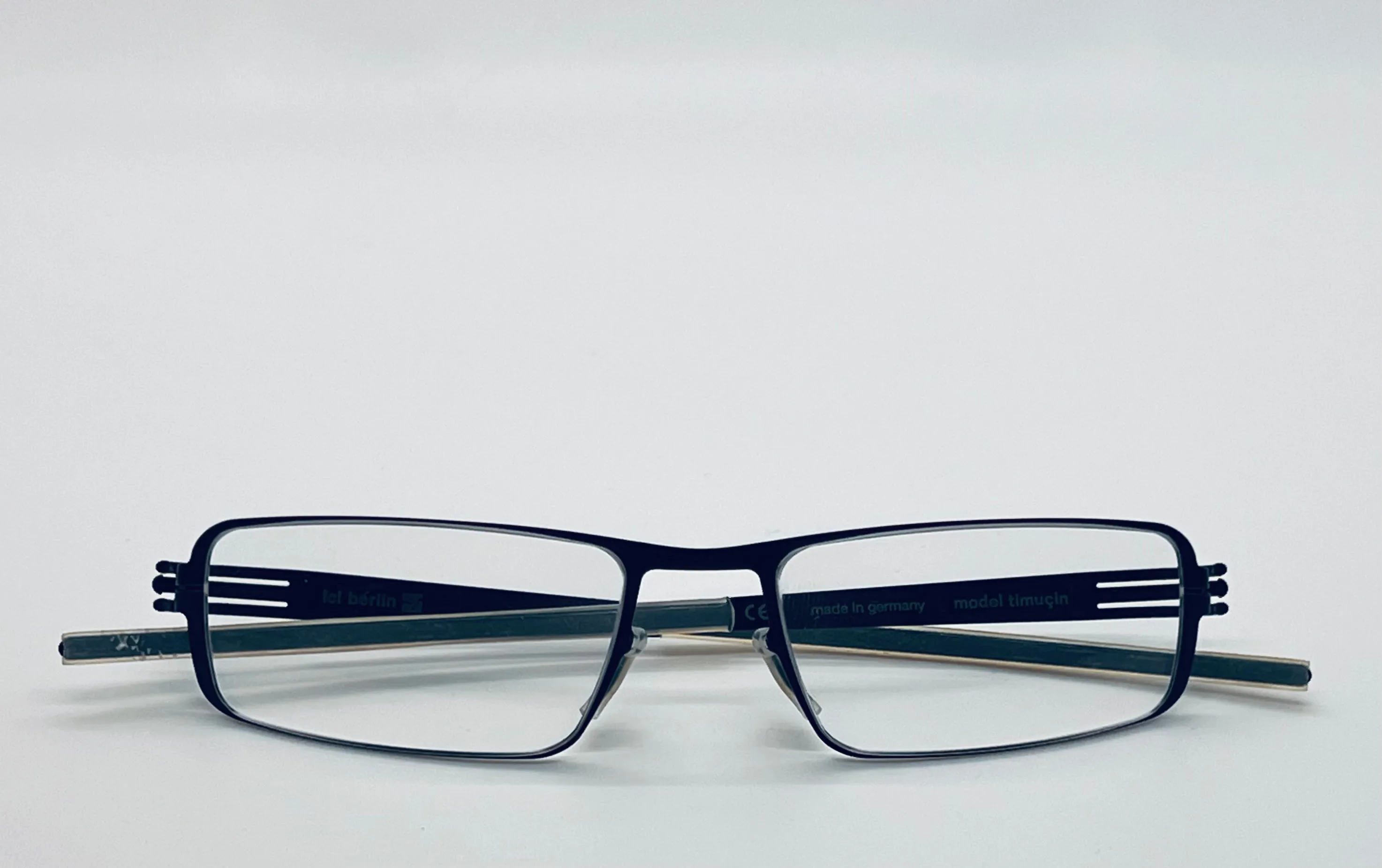 IC! Berlin “Timucin” Model - German-Made Lightweight Rectangular Frames in Mint Condition