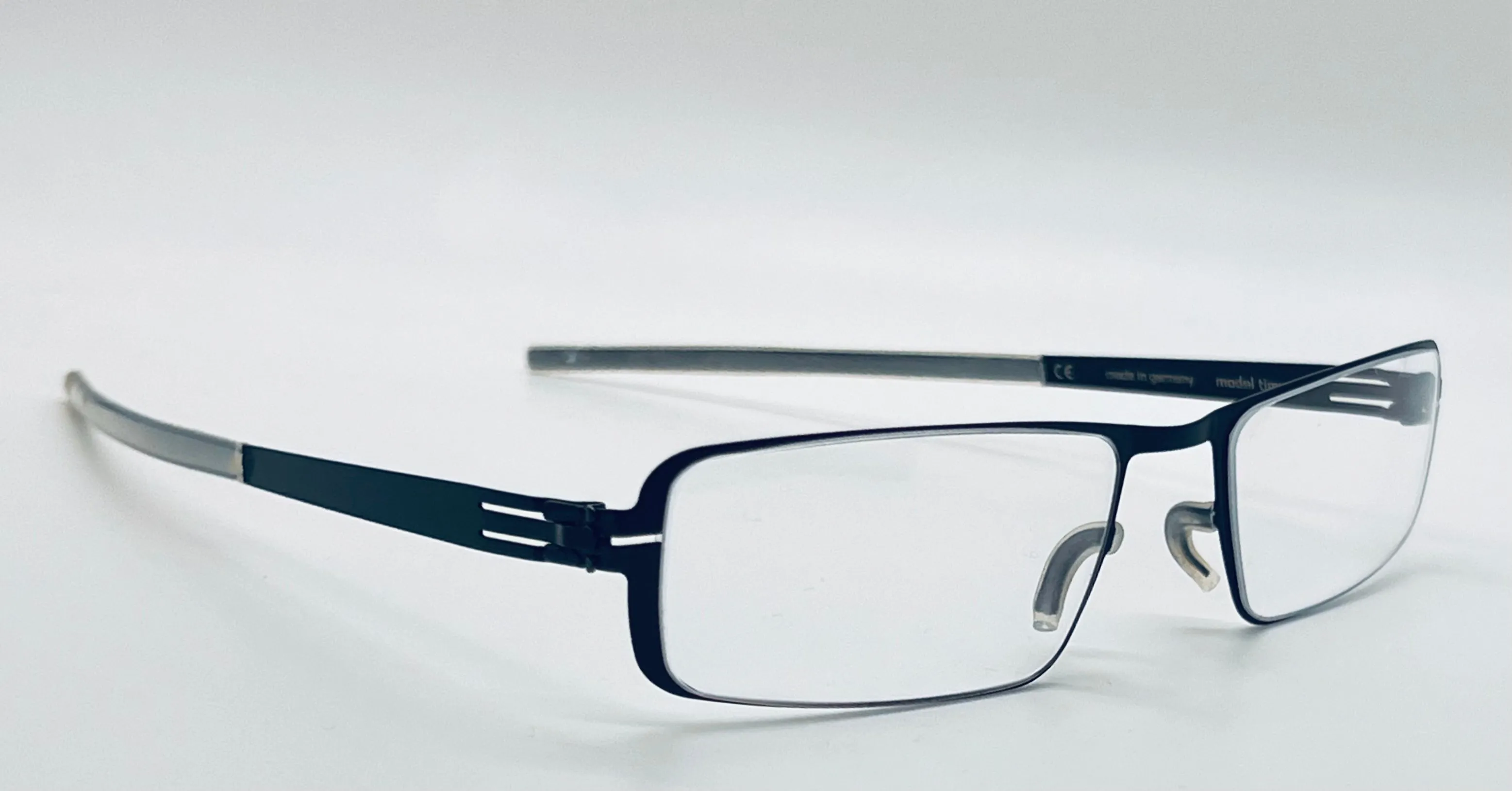 IC! Berlin “Timucin” Model - German-Made Lightweight Rectangular Frames in Mint Condition