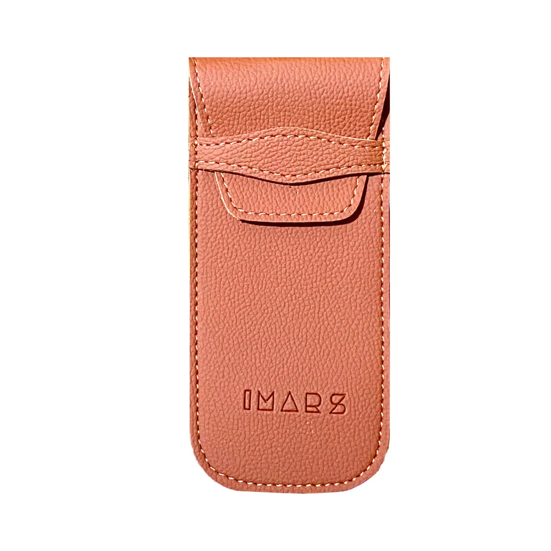 IMARS Vegan Leather Spectacle Case, Chic Protection for Your Eyesight.