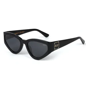 INDY Sunglasses - "Nolita" -  Black Cat Eye