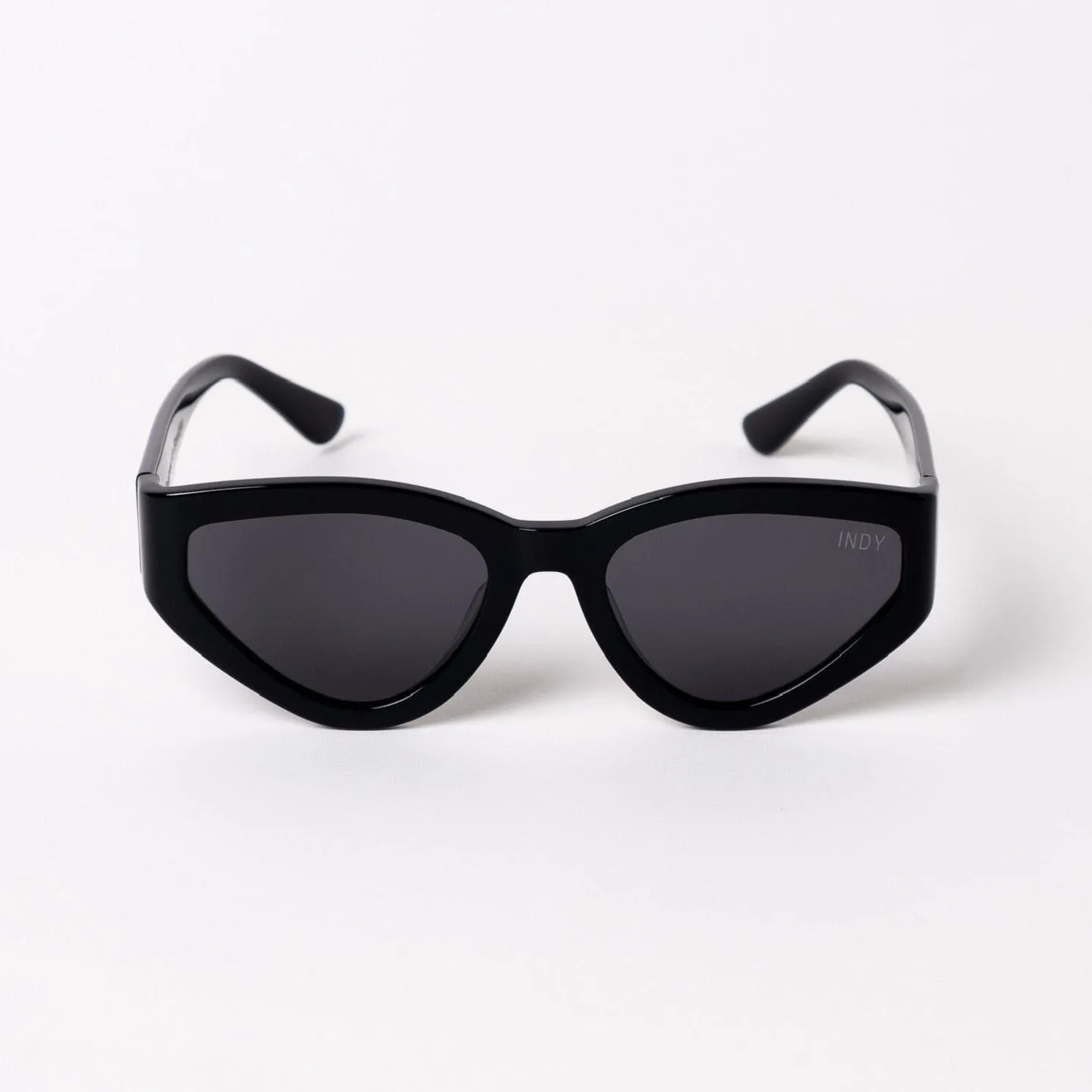 INDY Sunglasses - "Nolita" -  Black Cat Eye