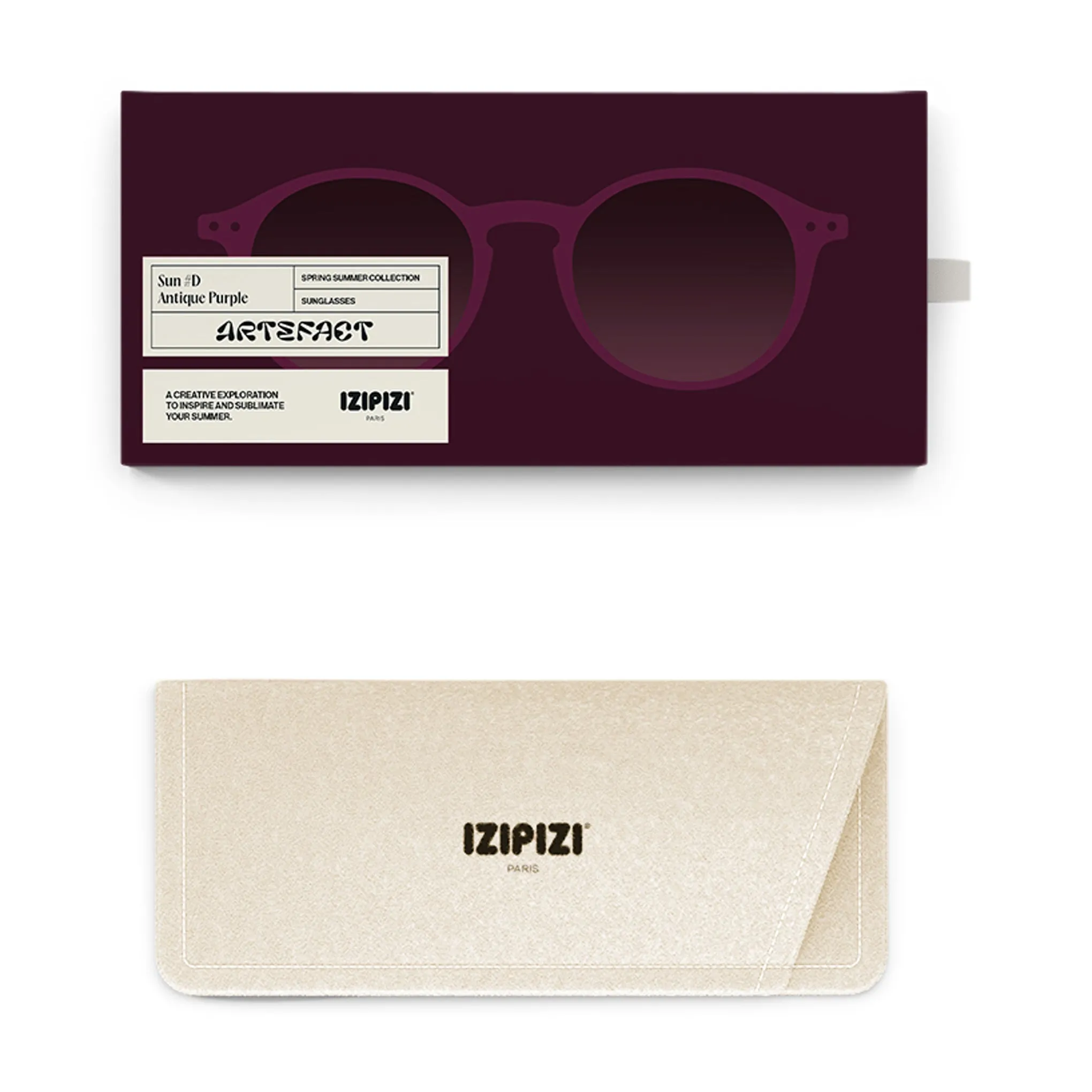 IZIPIZI Artefact Sunglasses - Antique Purple
