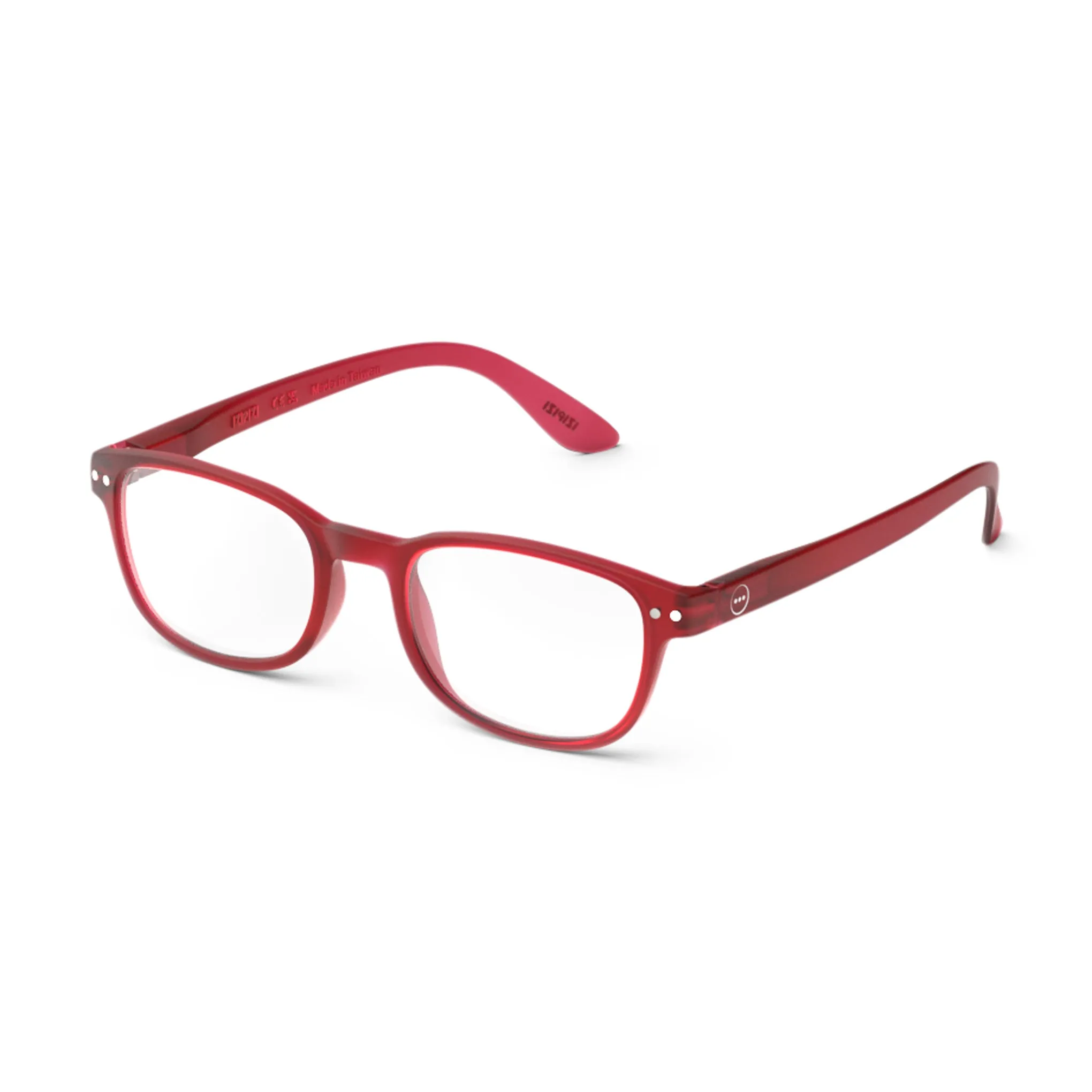 IZIPIZI Rectangular Reading Glasses #B - Red