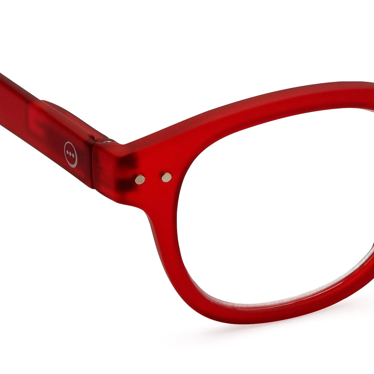 IZIPIZI Rounded-Edge Square Reading Glasses #C - Black