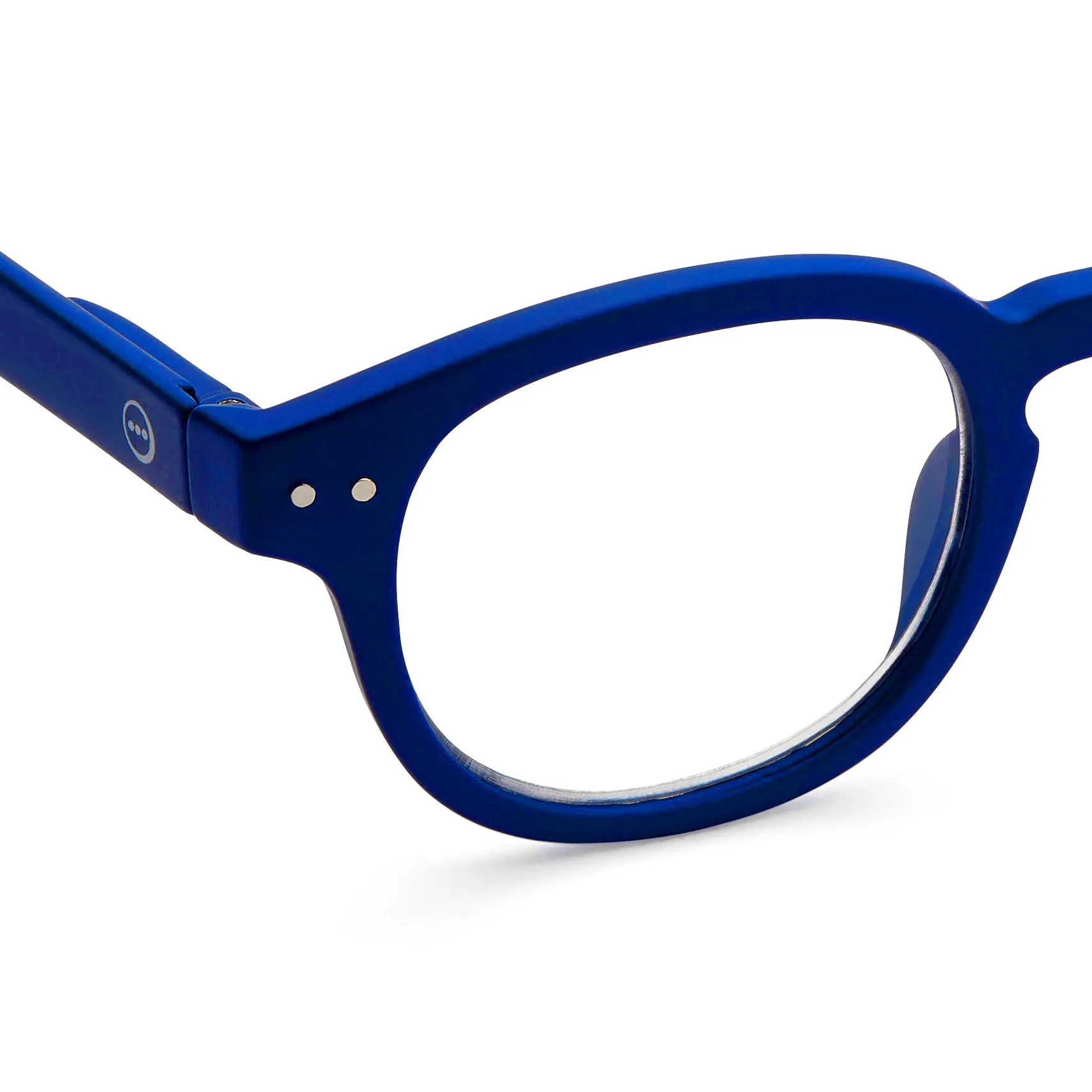 IZIPIZI Rounded-Edge Square Reading Glasses #C - Black