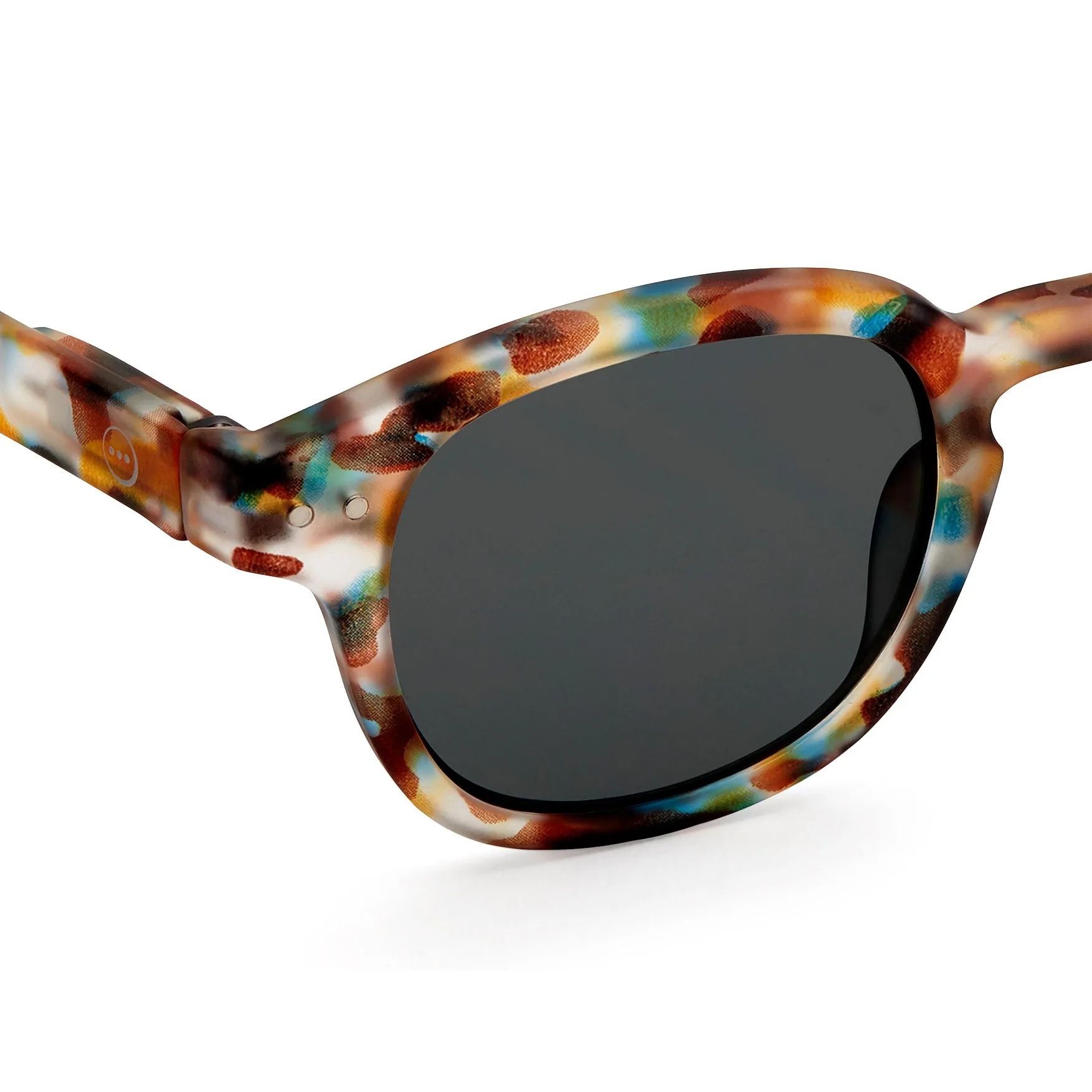 IZIPIZI Rounded-Edge Square Sunglasses #C - Blue Tortoise