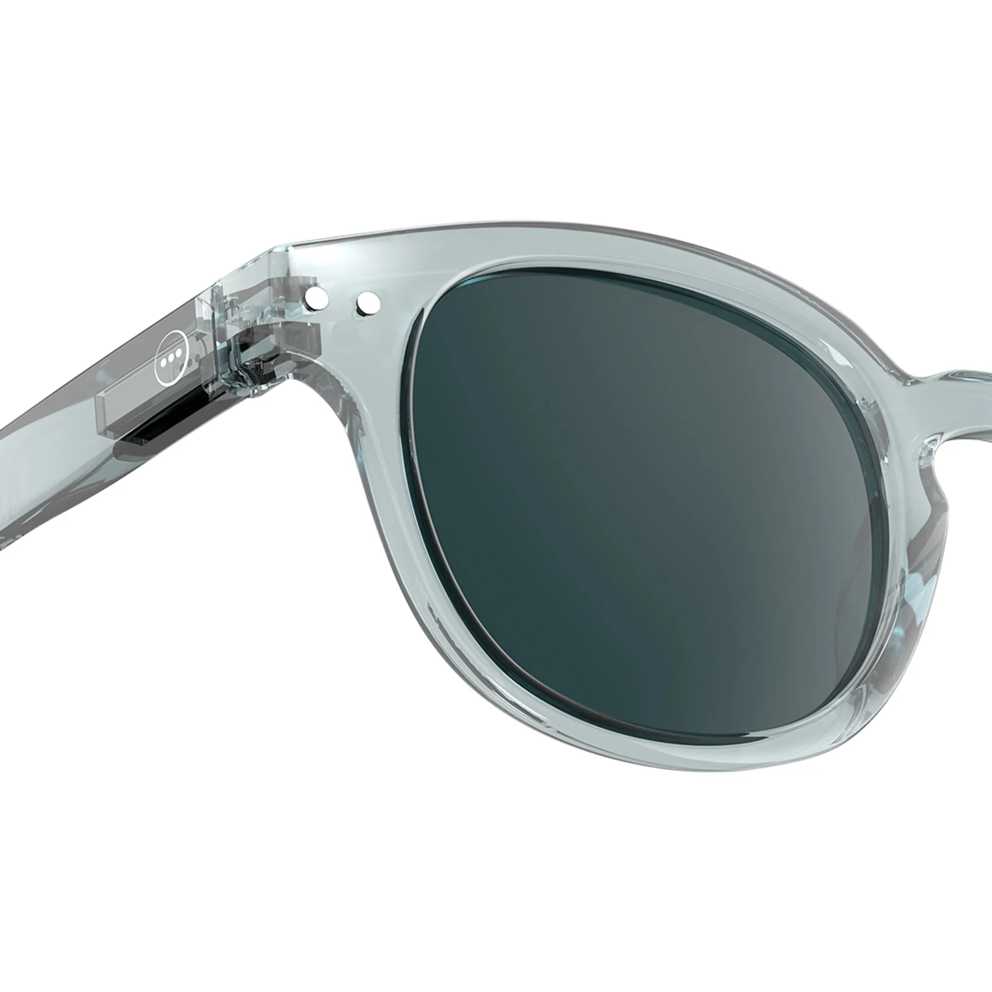 IZIPIZI Rounded-Edge Square Sunglasses #C - Frozen Blue