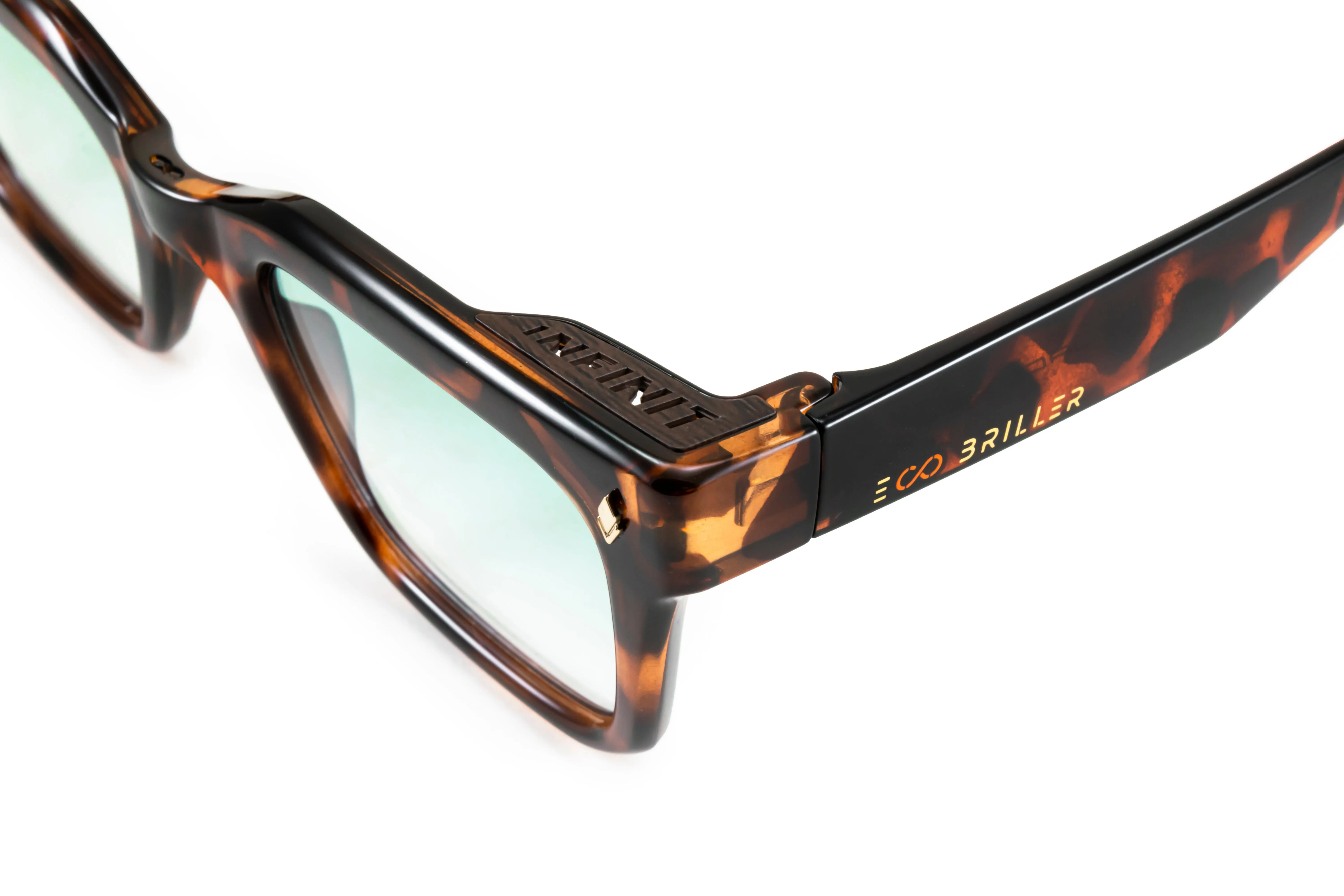 Jacobs Eco Briller - Tortoise - Green Gradient Lens