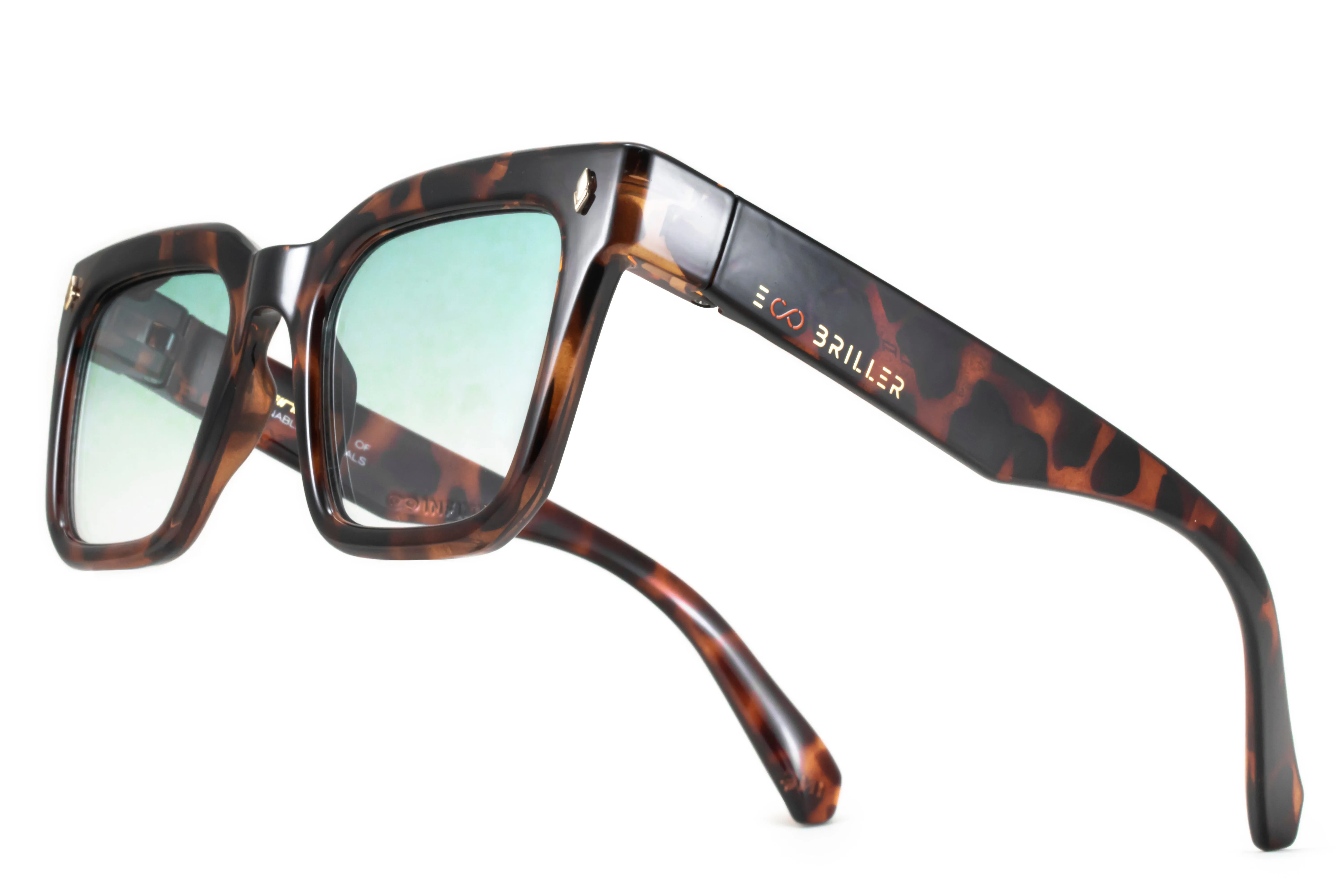 Jacobs Eco Briller - Tortoise - Green Gradient Lens