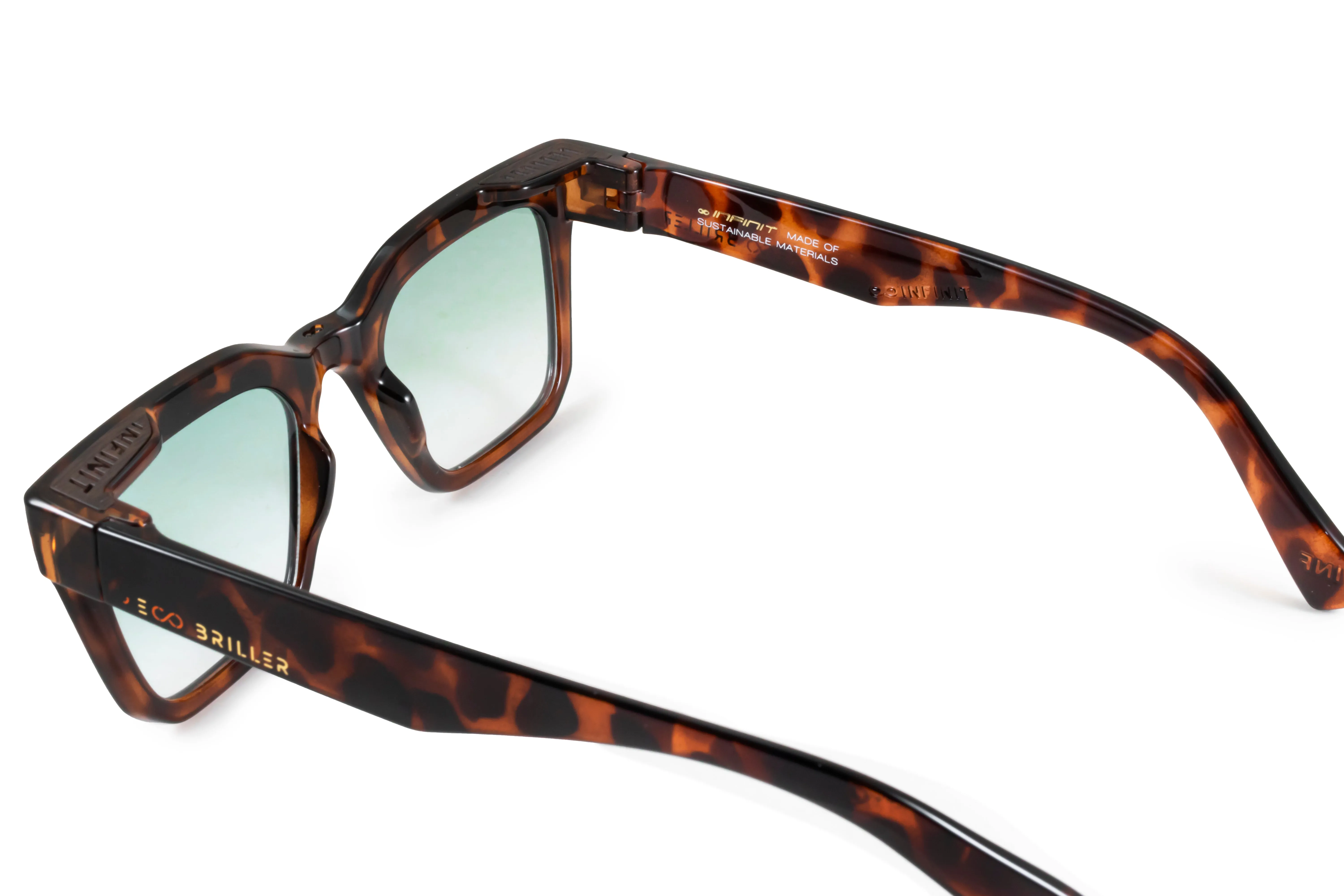 Jacobs Eco Briller - Tortoise - Green Gradient Lens