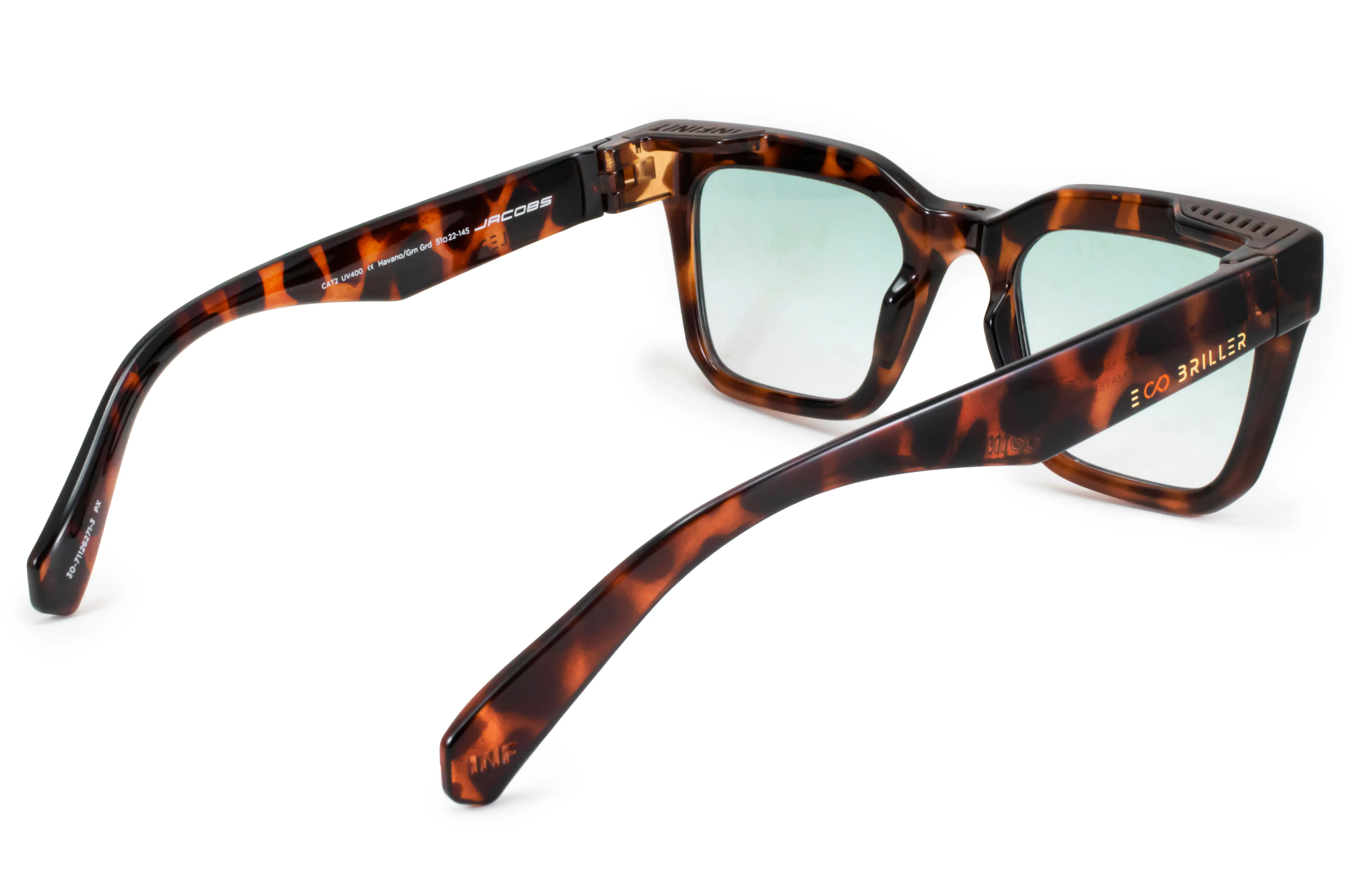 Jacobs Eco Briller - Tortoise - Green Gradient Lens