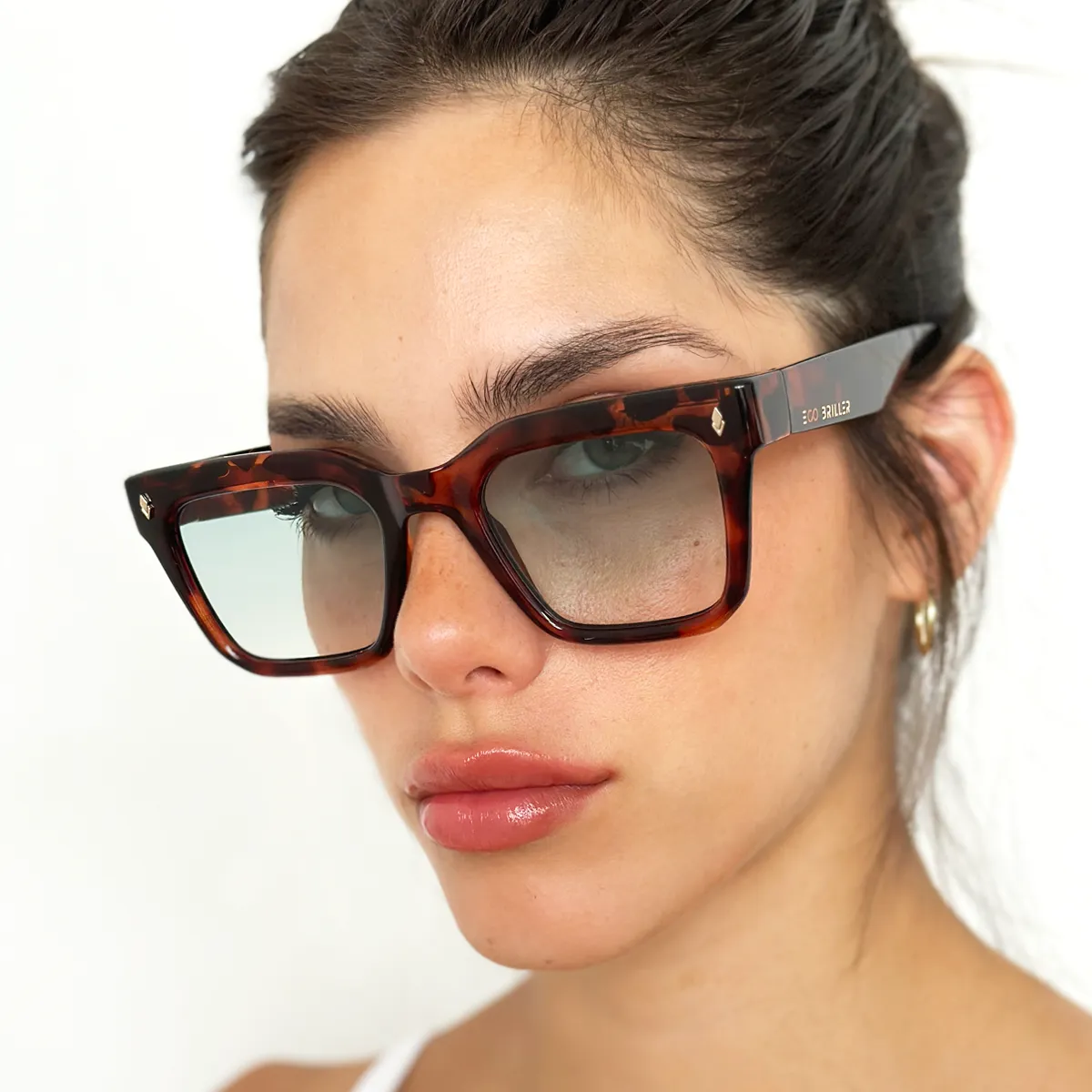 Jacobs Eco Briller - Tortoise - Green Gradient Lens