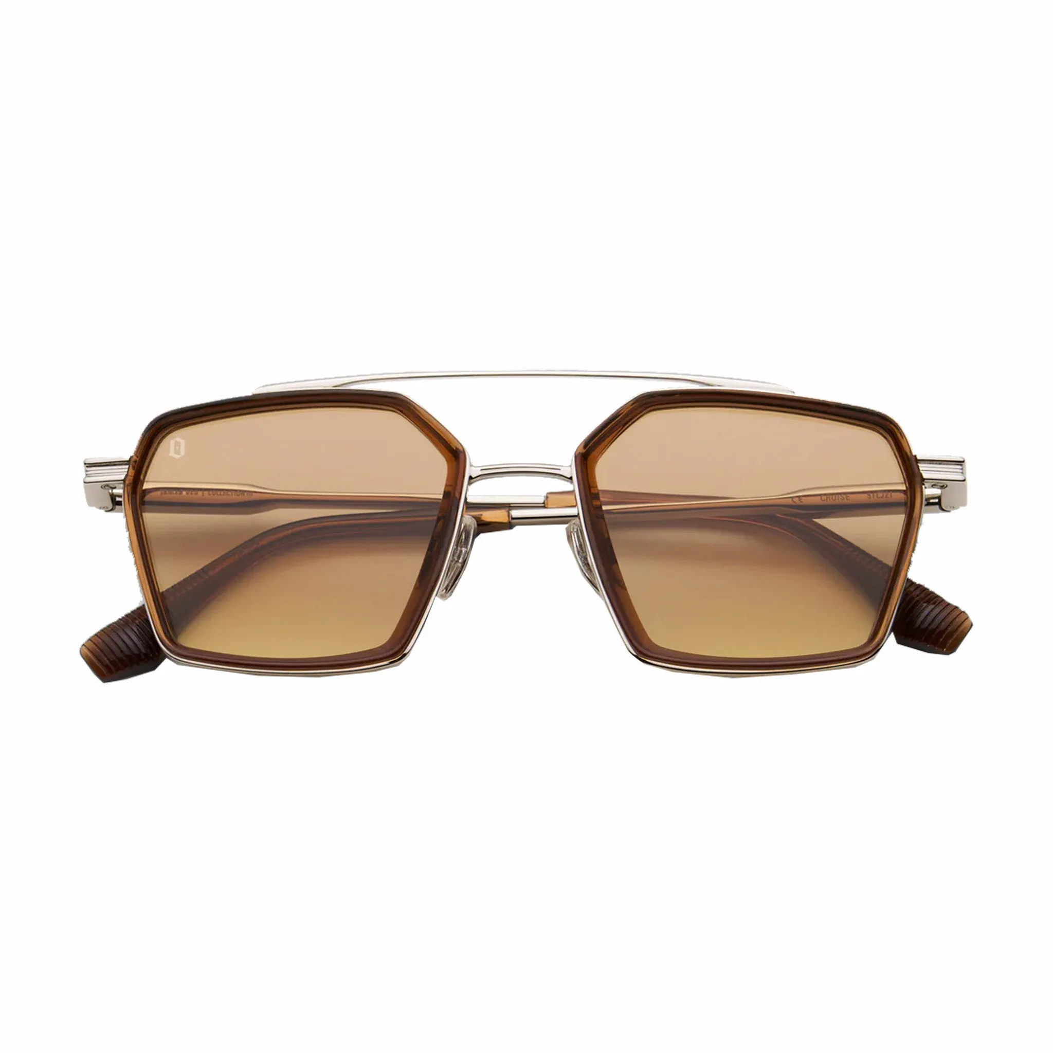 James Oro Cognac Fade "Cruise" (Brown Tint/Gold Frame)