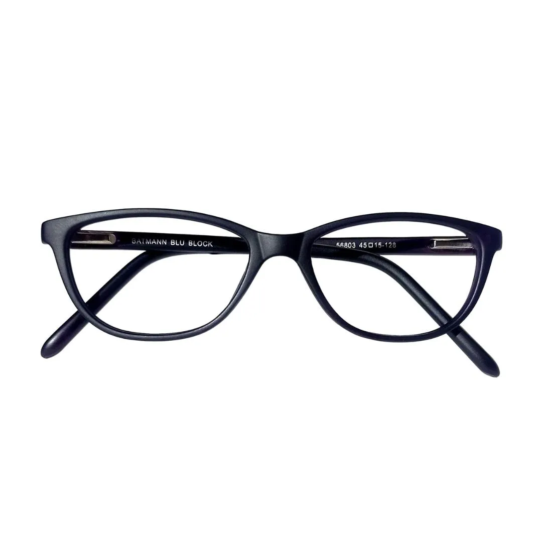 Jubleelens - Black Full Rim Cat-Eye Eyeglasses for Kids (56803 )