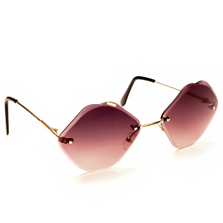 Jubleelens - Butterfly Silk Brown Color Sunglasses - Feminine and Glamorous look with UV Protection For Woman