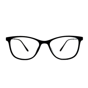 Jubleelens JB-59001 Cat-Eye Lined Specs Eyeglasses - Black Medium